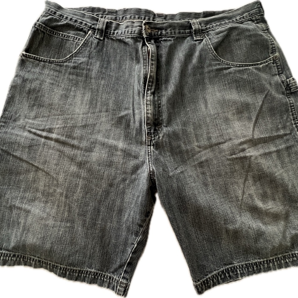 Men's Gray Denim Shorts